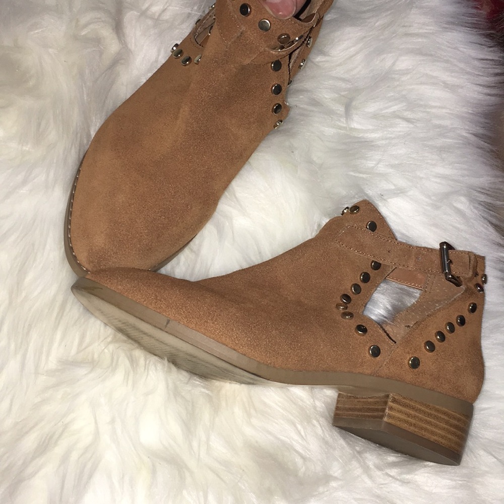 Brown suede shoes